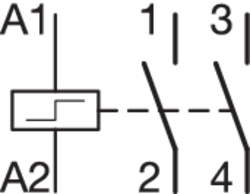 Diagrama electrico telerruptor 2 polos